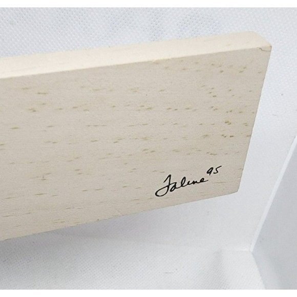 1995 The Cats Meow Faline 95 Nothing Is Better Made Rubbermade Truck Wood Block - Picture 7 of 10